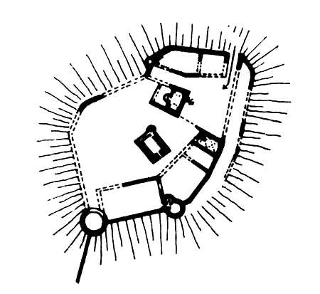 Grundriss Burg Olbrück