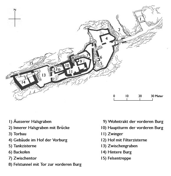 Grundriss Alt-Bechburg